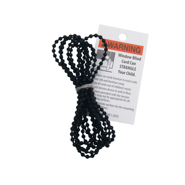 bead chain with safety tag