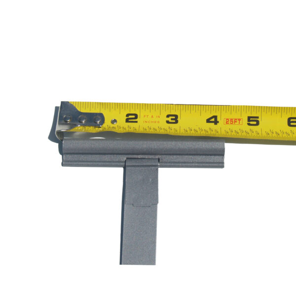 55mm split tab spring lock close up top with tape measure