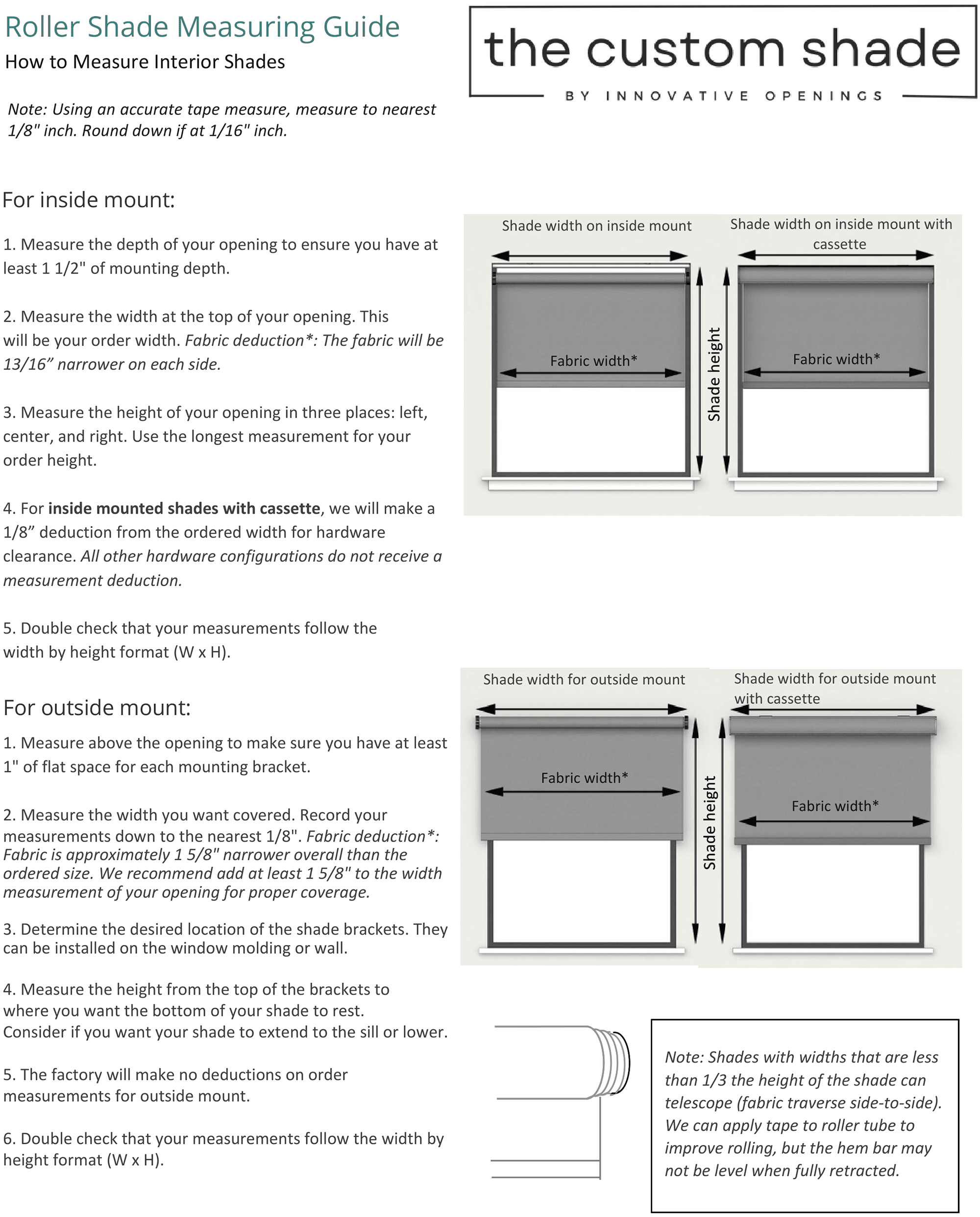 measuring guide