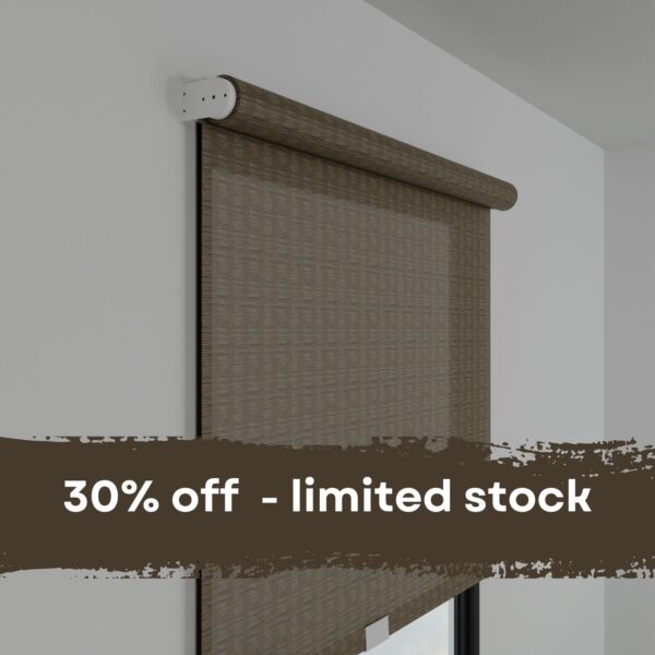 30% off ankor fabric roller shades