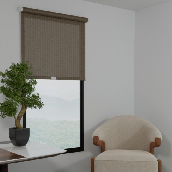 Ankor hampton natural woven style roller shade
