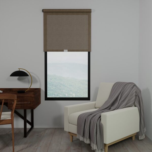 SW 5000 thatch wheatgrass color roller shade with natural texture