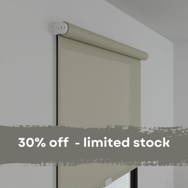 concord II ash blackout fabric roller shades