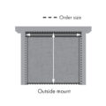 Patio Shade mounted onto pergola, roof or wall
