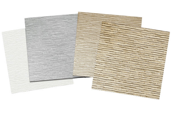 Montage of shade fabrics