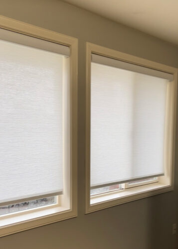 White Smart Shades for Bedroom